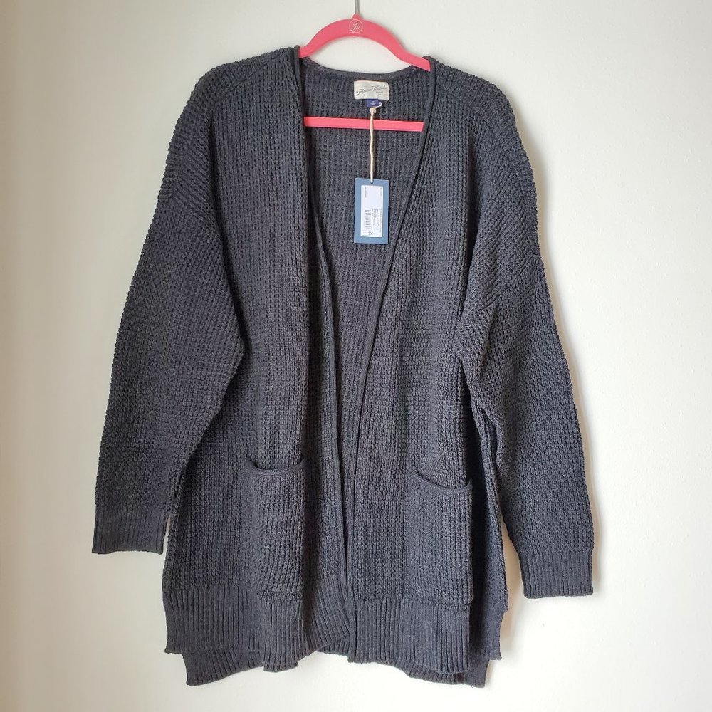 Gray cardigan sweater 2X - Last ones!
